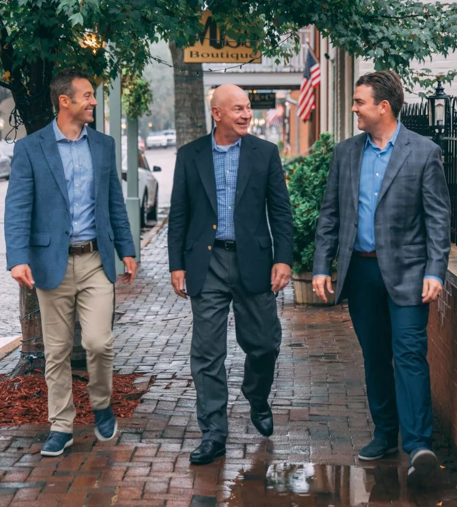 The leadership team of One Private Wealth in their hometown near St. Louis